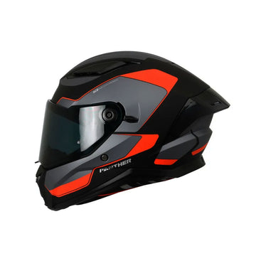 CASCO INTEGRAL SPARTAN PANTHER SV PLANO B5 GALE NEGRO+GRIS+ROJO